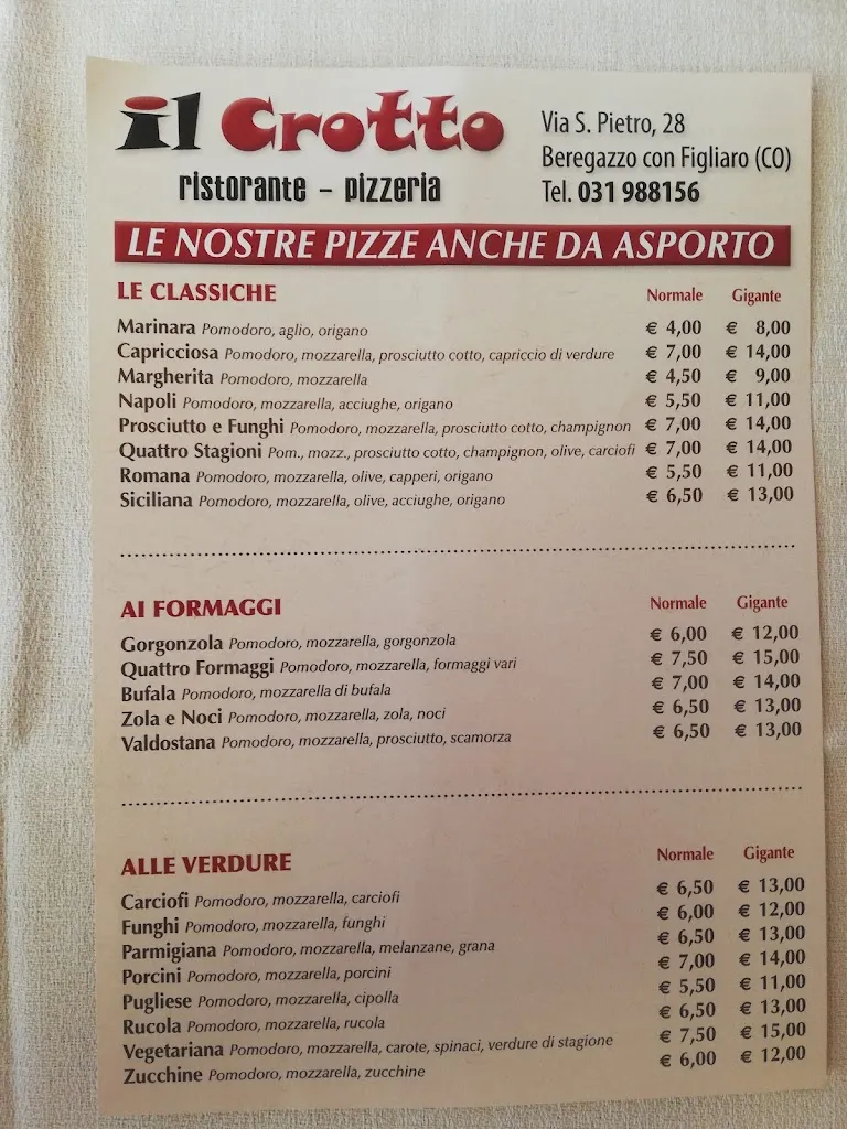 Menu_Ristorante Pizzeria Il Crotto_Beregazzo_image_4