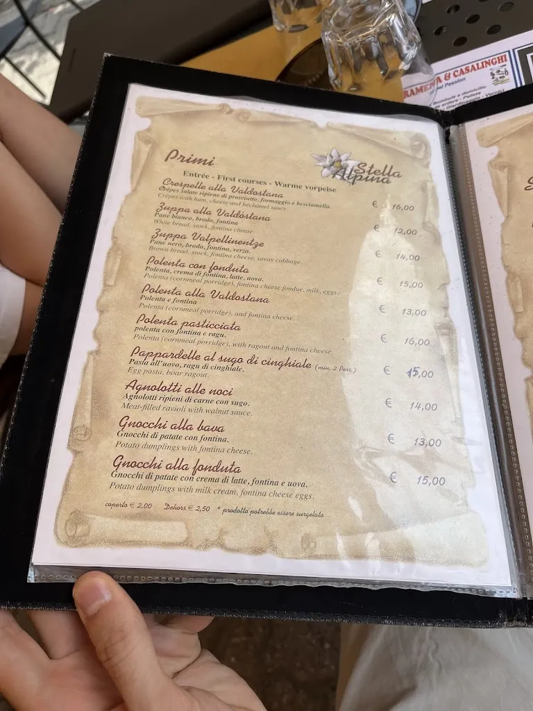 Menu_Ristorante Bar Stella Alpina_Valtournenche_image_1