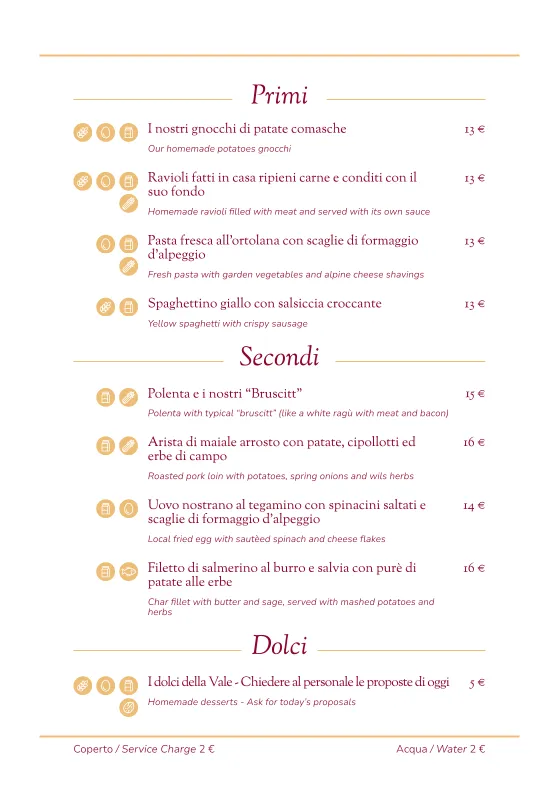 Menu_Trattoria Ca' Oro_Bellano_image_1