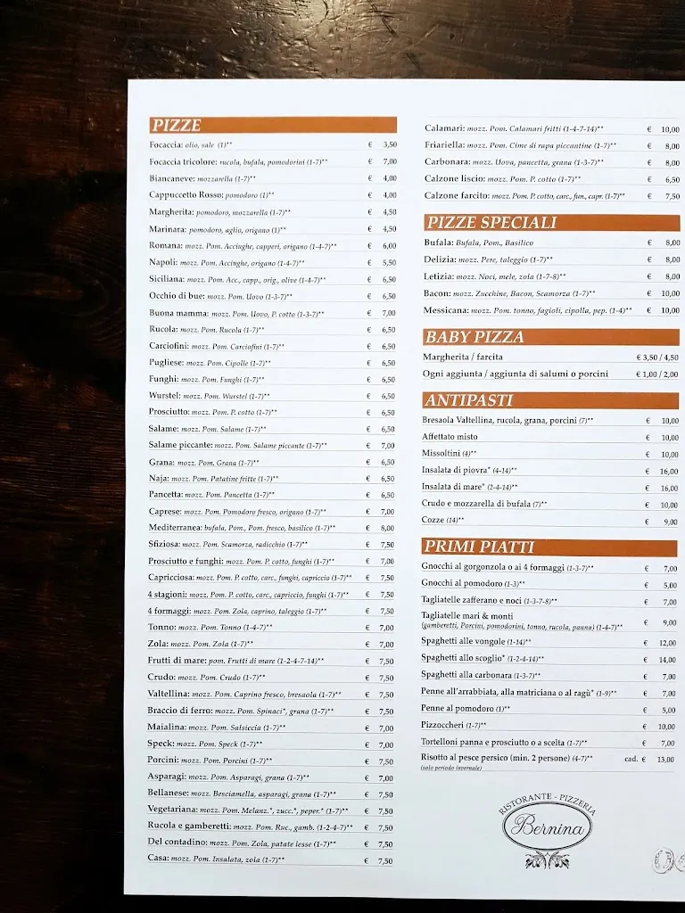 Menu_Ristorante Pizzeria Bernina_Bellano_image_4