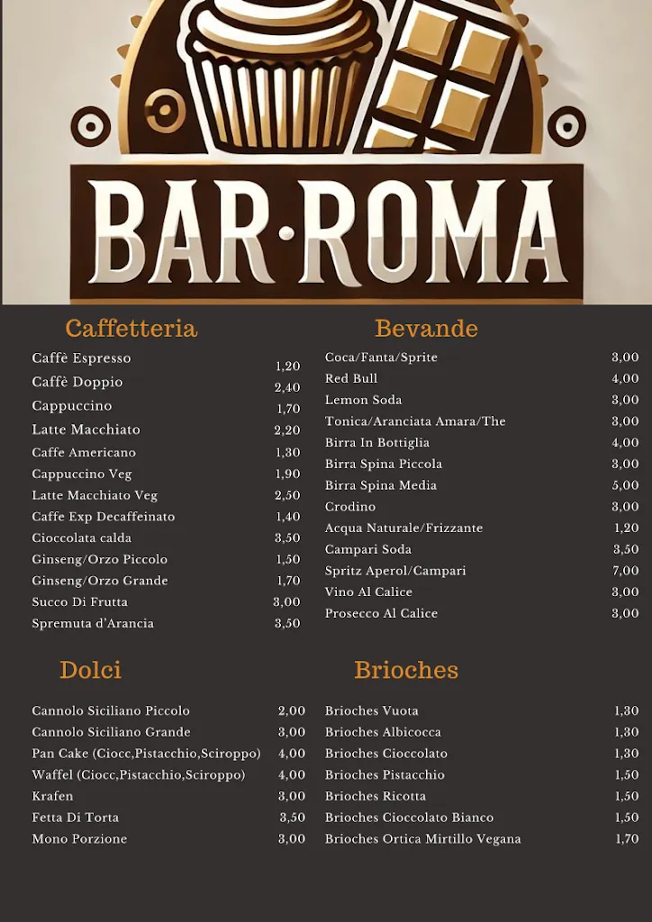Menu_Bar Roma Pasticceria Italian breakfast_Bellano_image_3