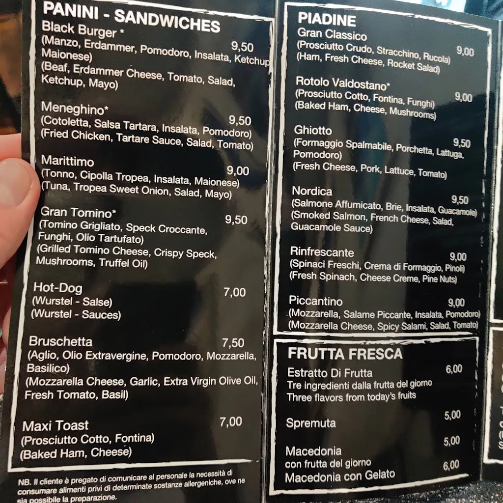 Menu_The Black Hole_Valtournenche_image_3