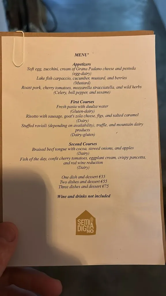 Menu_Semi di grano Home Restaurant_Bellano_immagine_2