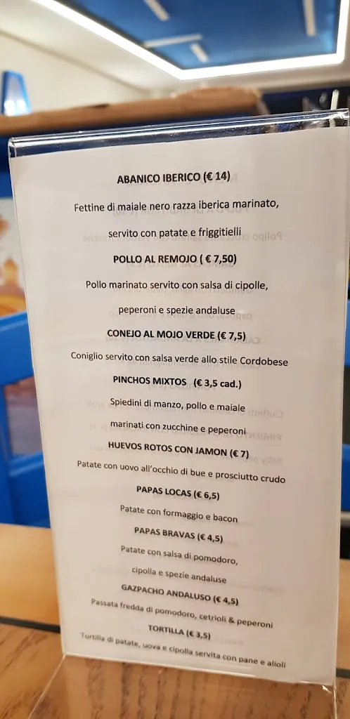 Menu_Ristorante Spagnolo El Andalu_Besnate_image_1