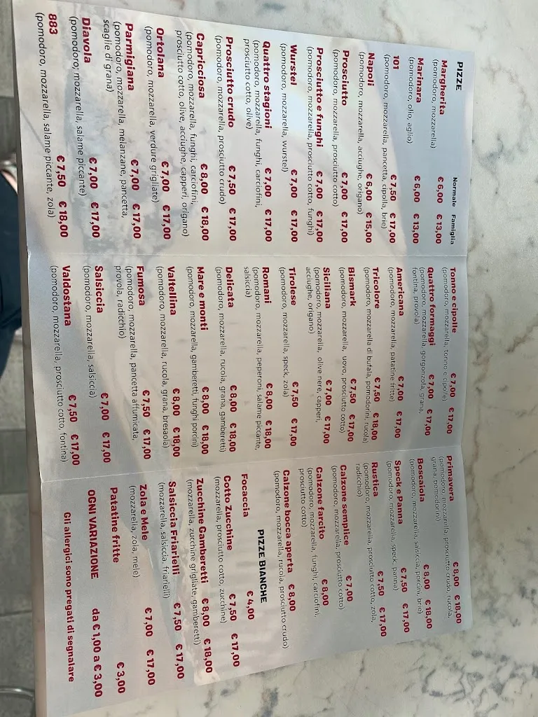 Menu_Bar Pizzeria 101_Biandronno_image_2