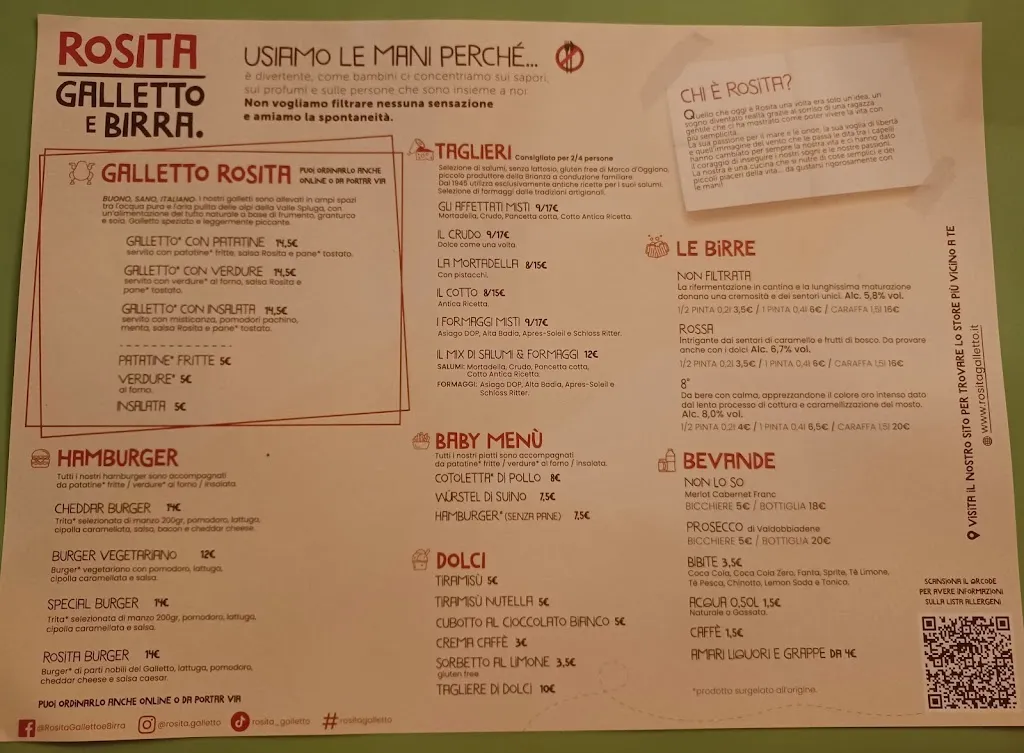 Menu_Rosita - Galletto e Birra Besana_Besana in Brianza_immagine_2