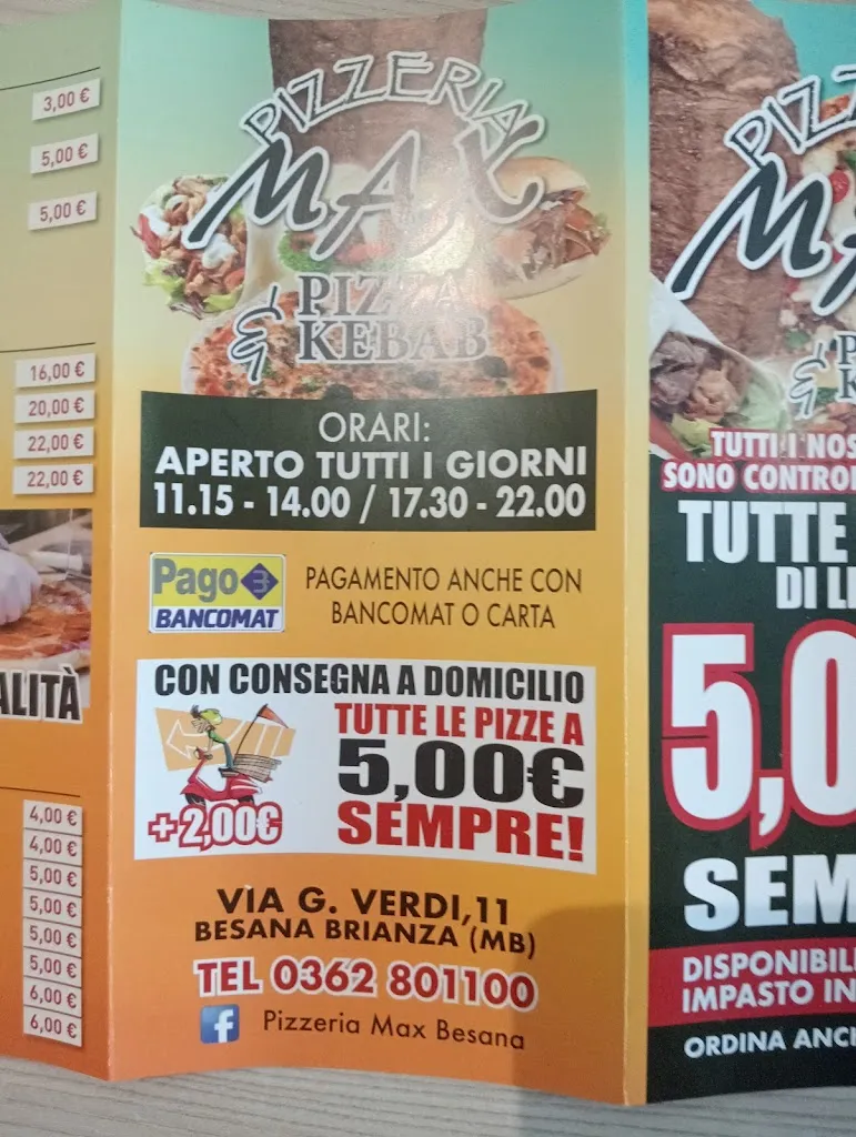 Menu_Pizzeria Max Besana_Besana in Brianza_image_4