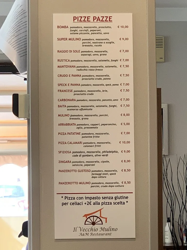 Menu_Ristorante Pizzeria Il Vecchio Mulino_Bienno_immagine_1