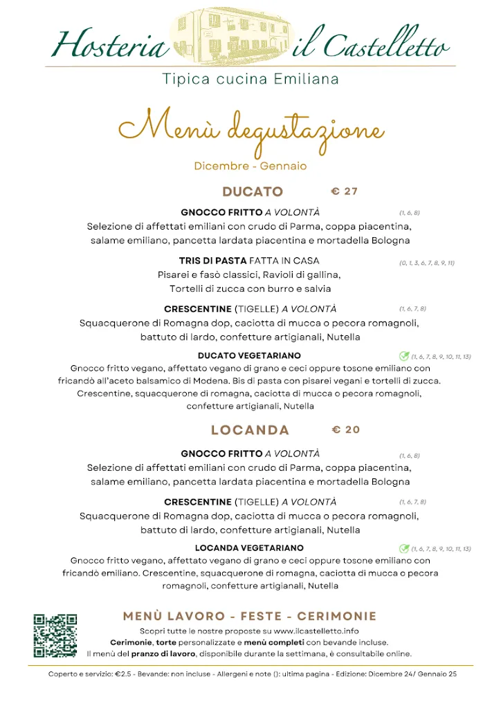 Menu_Hosteria Il Castelletto - Cucina Tipica Emiliana_Bettola-Zeloforomagno_image_2