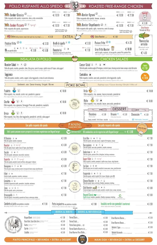 Menu_Rooster Streetfood Rotisserie_Bettola-Zeloforomagno_immagine_1