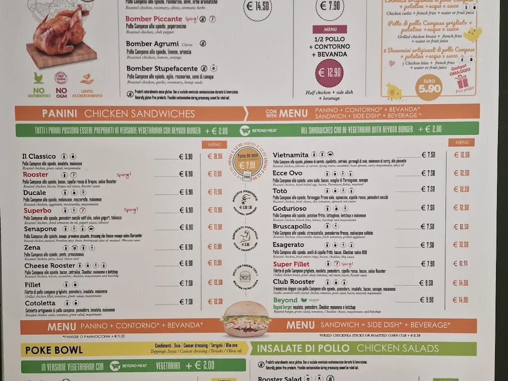 Menu_Rooster Streetfood Rotisserie_Bettola-Zeloforomagno_immagine_2