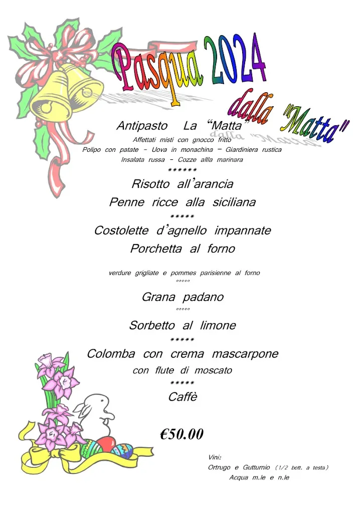 Menü_Antica Osteria la Matta_Boffalora d'Adda_Bild_1