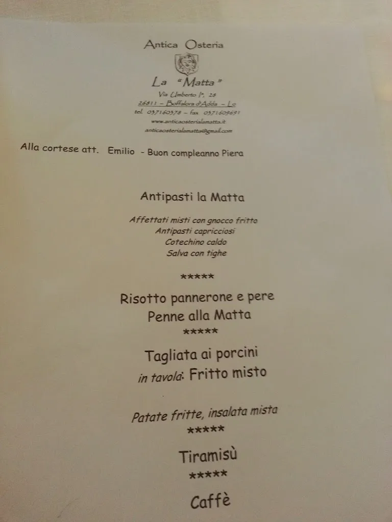 Menü_Antica Osteria la Matta_Boffalora d'Adda_Bild_2