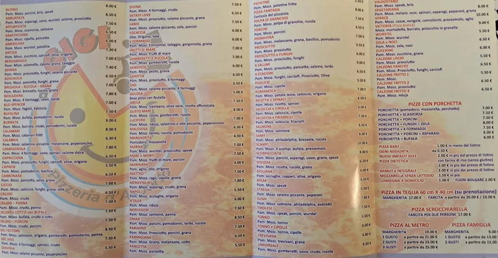 Menu_Pizzeria Da Gigi_Bolgare_image_1