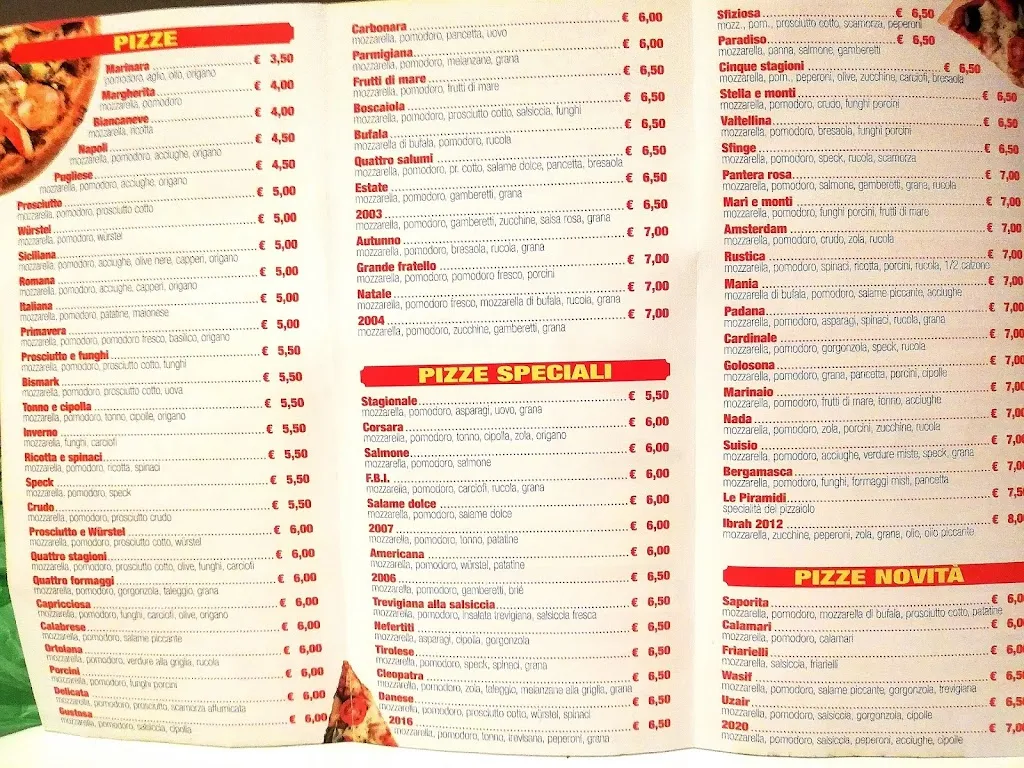 Menu_Pizzeria Le Piramidi di El Said_Boltiere_image_2