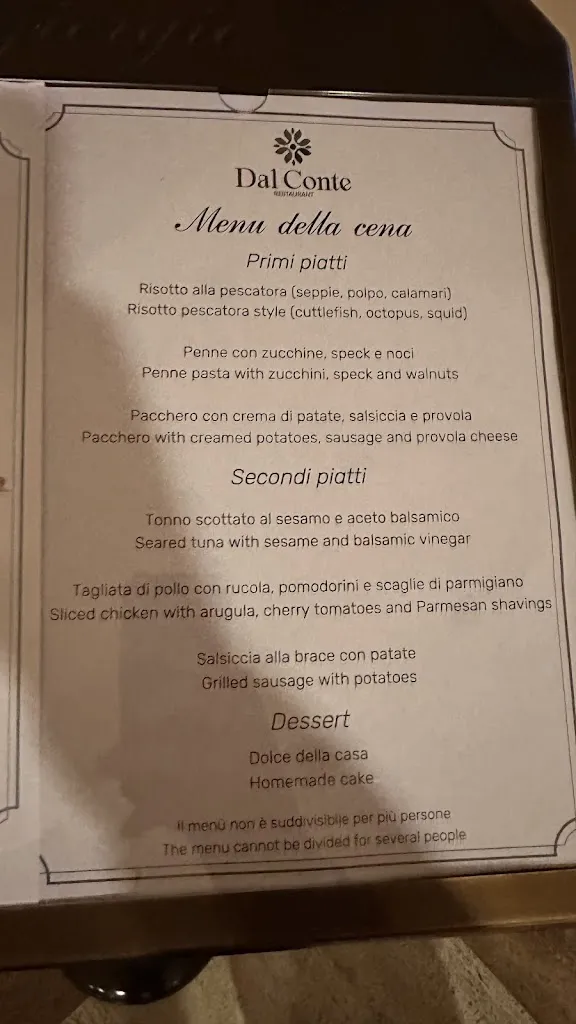 Menu_Restaurant Dal Conte_Boltiere_image_2
