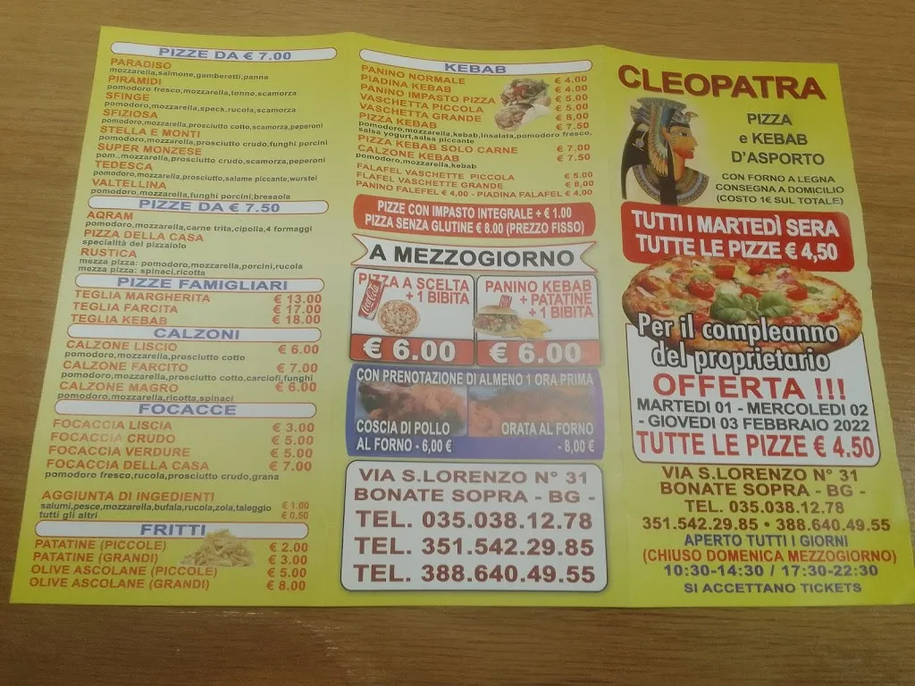 Menu_Cleopatra_Bonate Sopra_image_2