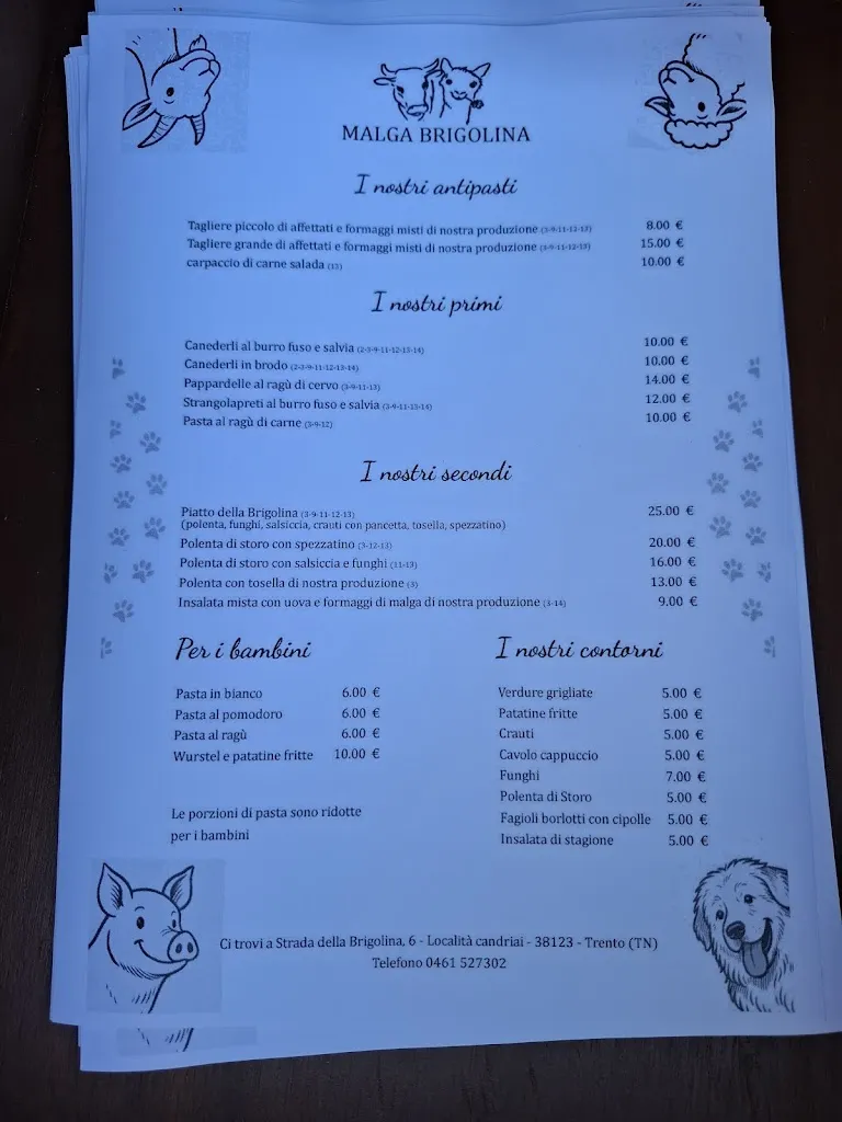 Menu_Ristorante Pizzeria Le 3 cime del Bondone_Bondione_image_2