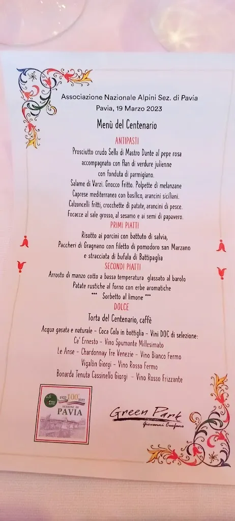 Menu_Ristorante Green Park_Borgarello_image_4
