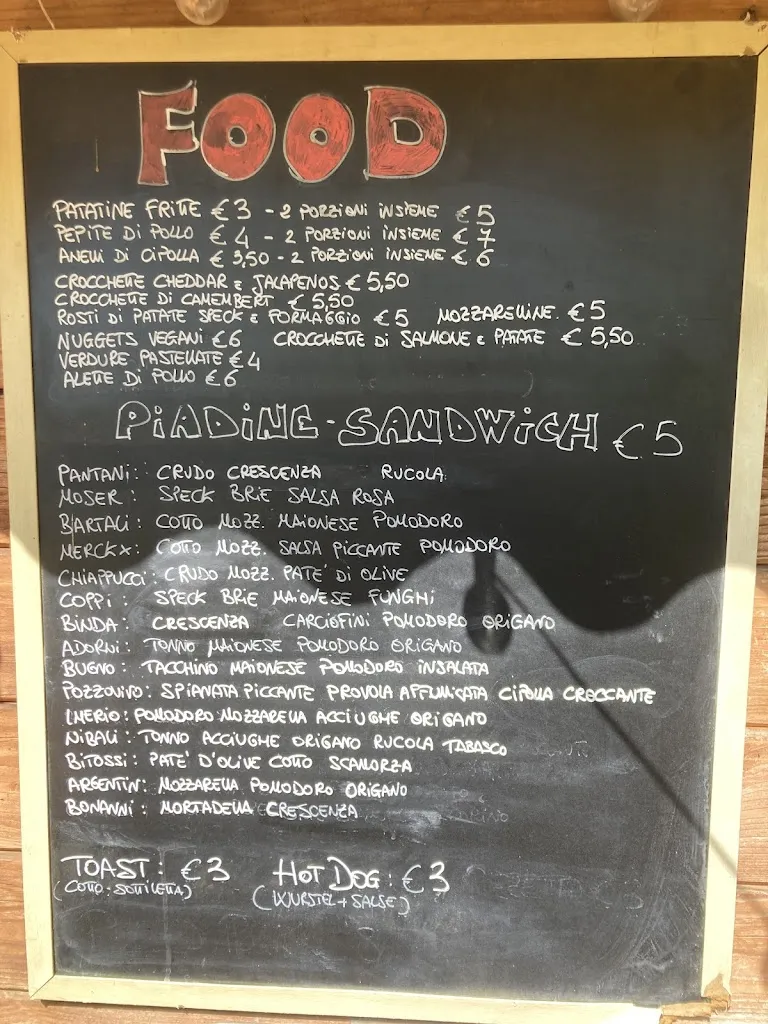 Menu_Stand Bike Cafè_Borgarello_immagine_2