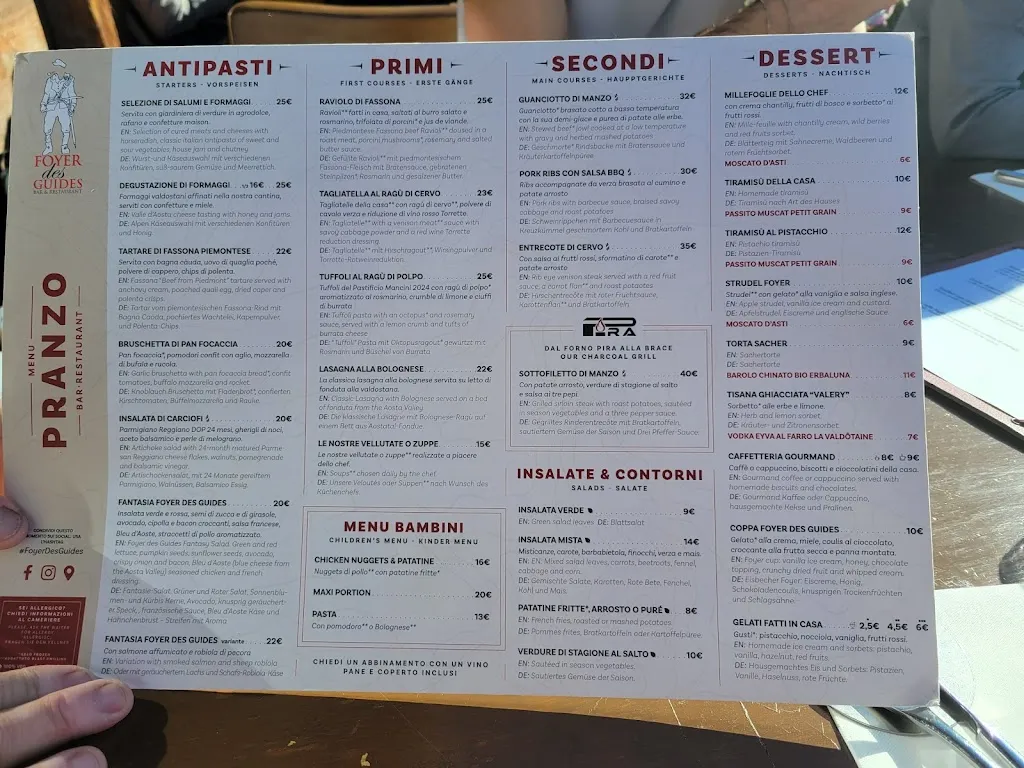 Menu_Foyer des Guides_Valtournenche_immagine_2