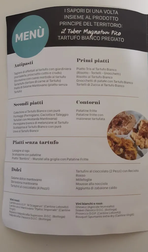 Menu_Fiera Nazionale del Tartufo Bianco di Borgofranco sul Po_Borgofranco sul Po_image_2