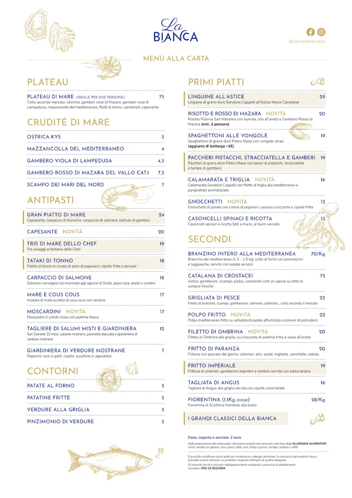 Menu_Ristorante La Bianca_Borgo San Giacomo_image_1