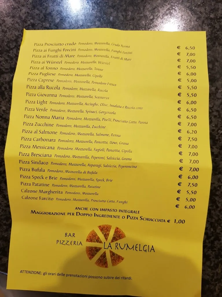 Menu_Pizzeria La Rumelgia_Bornato_image_1
