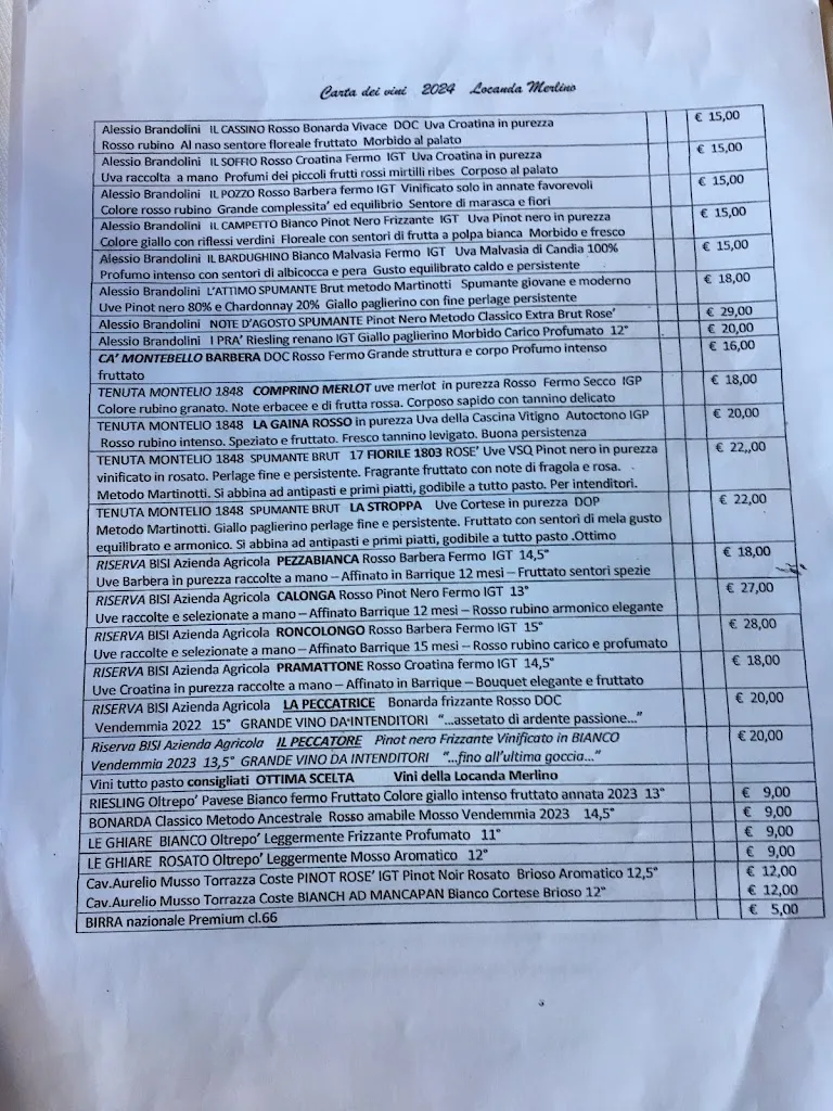 Menu_Locanda Merlino Oltrepo'Pavese_Bosnasco_image_1