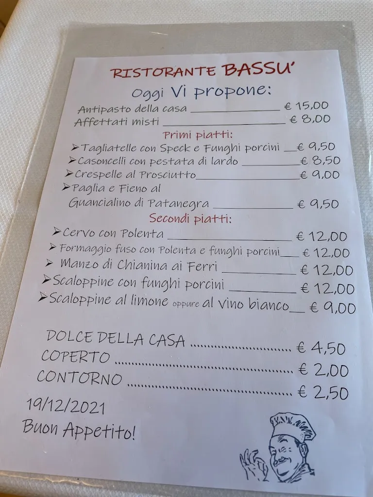 Menu_Bassu' Albergo Ristorante_Bovegno_immagine_1