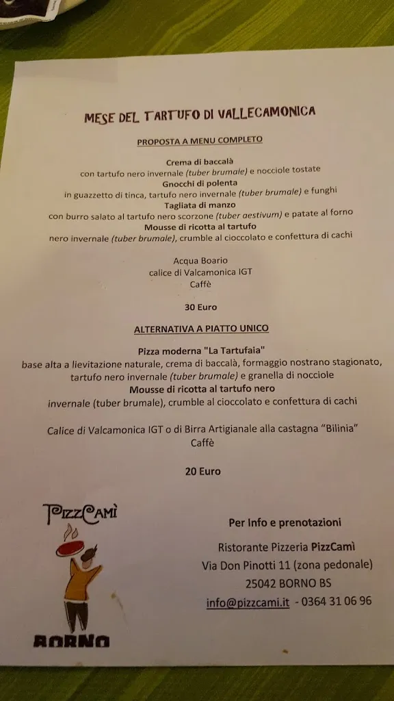 Menu_PizzCamì Ristorante Pizzeria_Borno_image_2