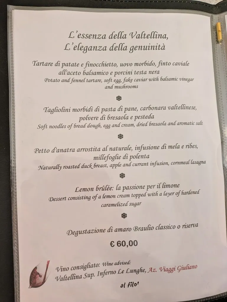Menu_Ristorante Al Filò_Bormio_image_1