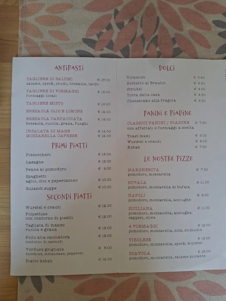 Menu_Bistrot pizzeria il cantuccio Bormio_Bormio_immagine_3