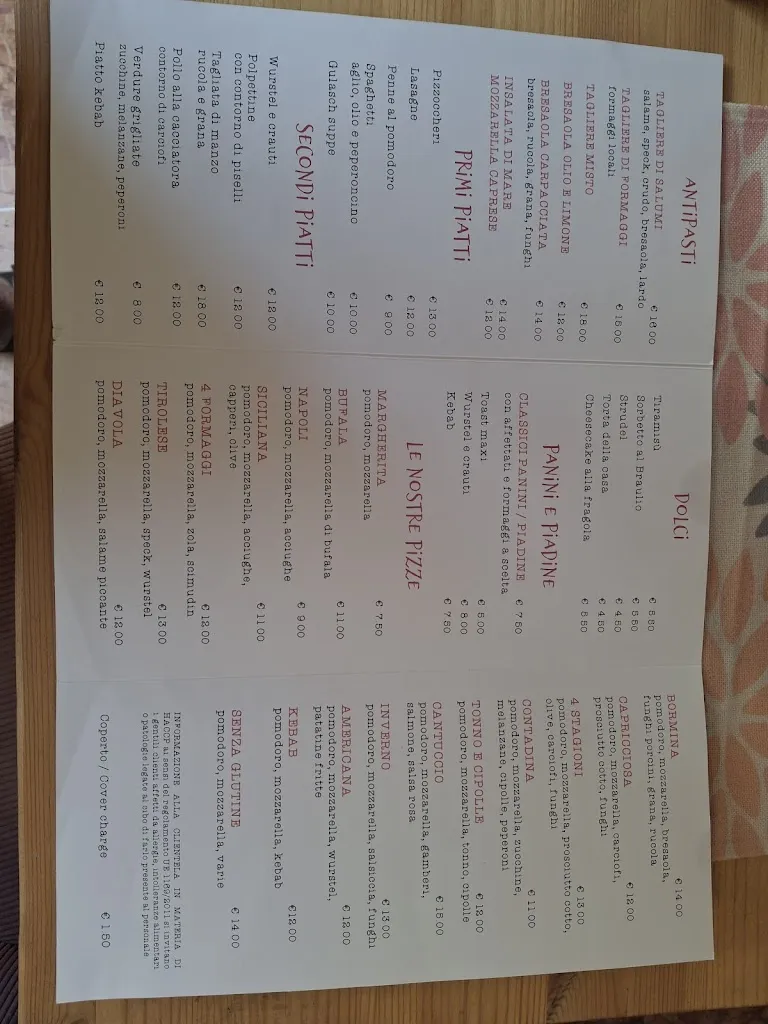 Menu_Bistrot pizzeria il cantuccio Bormio_Bormio_immagine_4