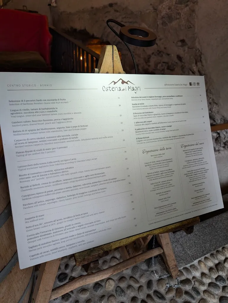 Menu_Osteria De I Magri | Ristorante Alpine Food and more_Bormio_image_3