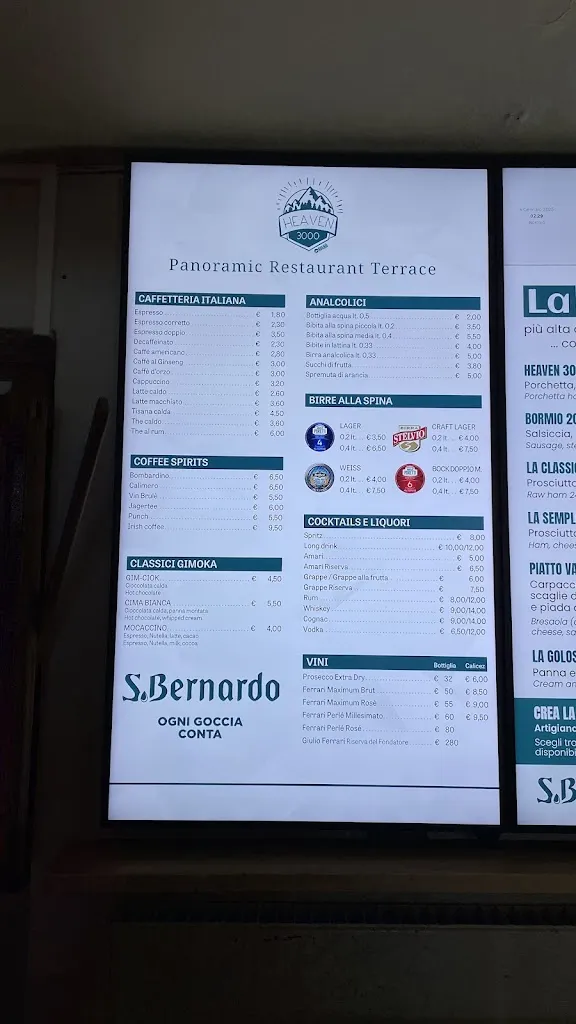Menu_Heaven 3000 Panoramic Restaurant_Bormio_image_2