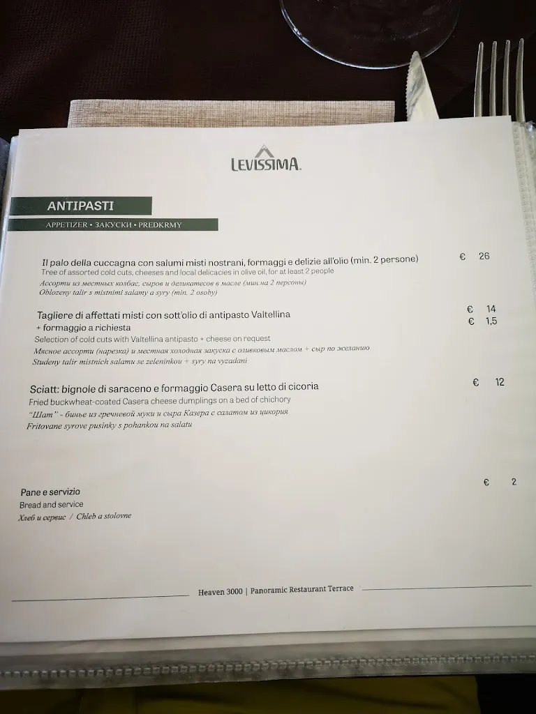 Menu_Heaven 3000 Panoramic Restaurant_Bormio_image_4