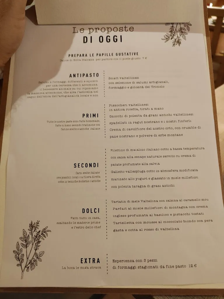 Menu_Osteria Il Triciclo_Bormio_image_1