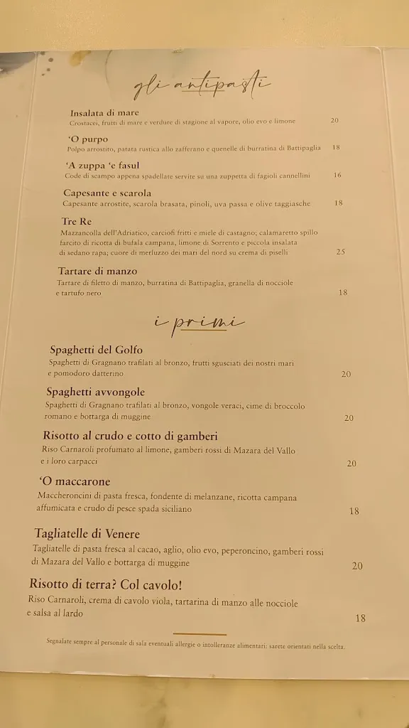 Menu_Costantino Crudo Re | Ristorante di Pesce_Brembate di Sopra_image_2