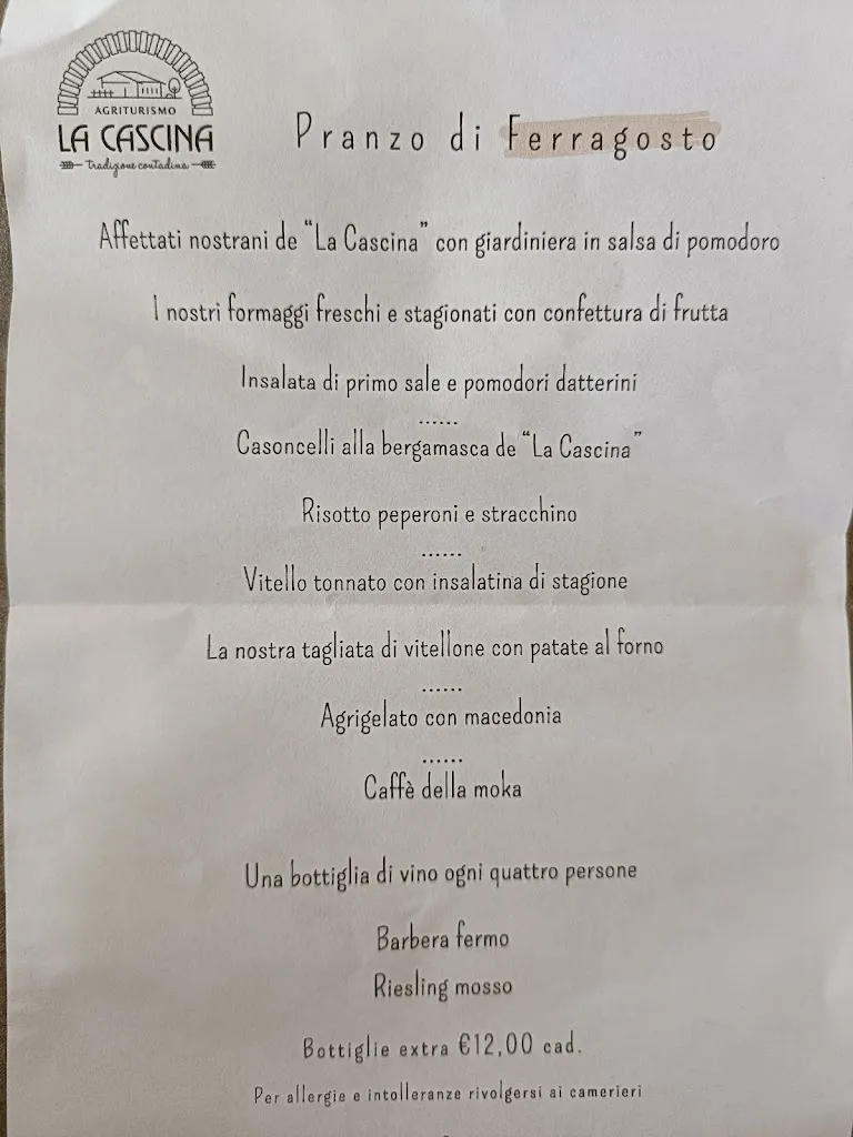 Menu_Agriturismo La Cascina_Brembate di Sopra_immagine_1