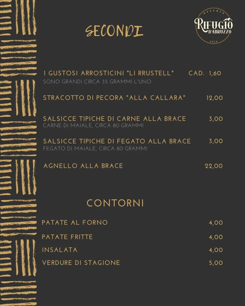 Menu_Osteria Rifugio d'Abruzzo_Bregnano_image_4