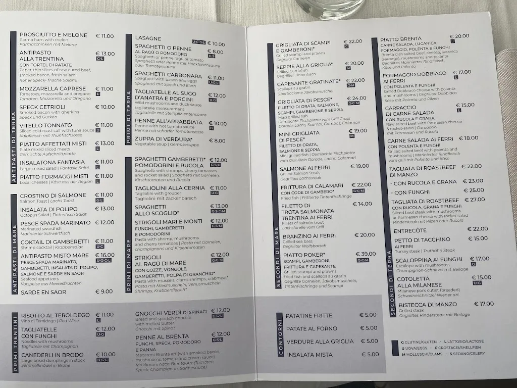 Menü_Albergo Ristorante Al Brenta_Brenta_Bild_2