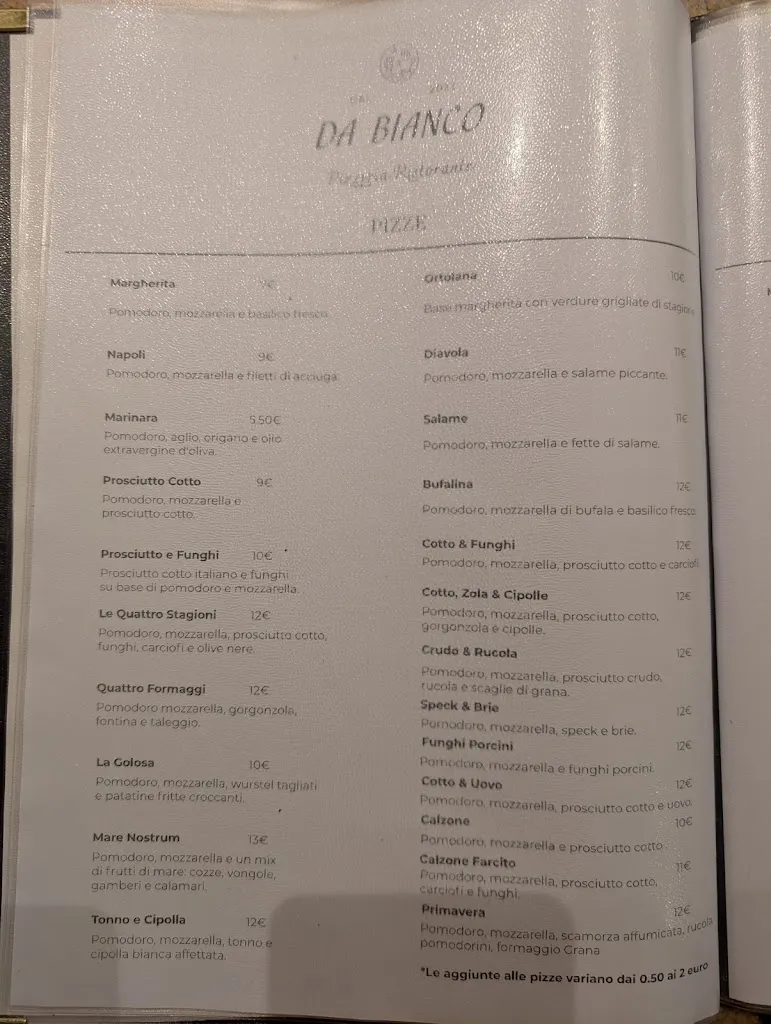 Menu_Pizzeria Ristorante da Bianco_Brezzo di Bedero_image_1