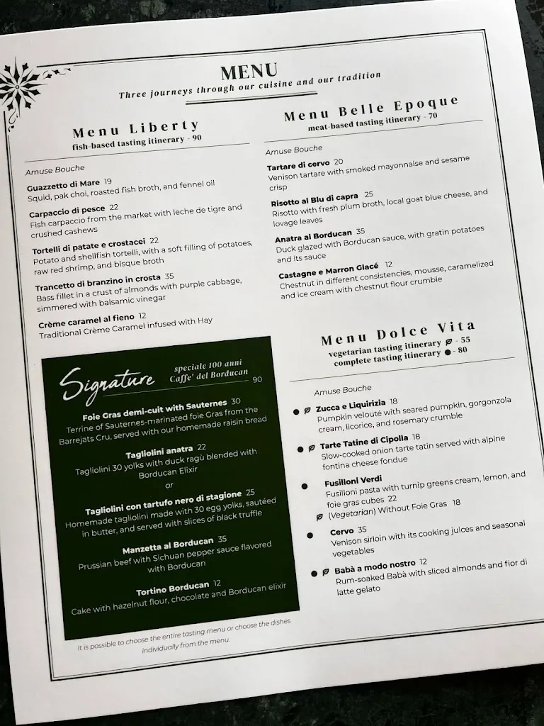 Menu_Caffè del Borducan - dal 1924 Romantic Restaurant_Brinzio_image_1