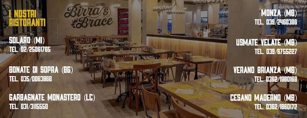 Birra & Brace restaurant in Brongio