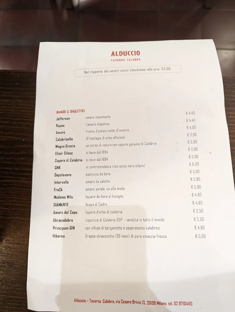 Menu_Alduccio - Taverna Calabra_Brivio_image_1