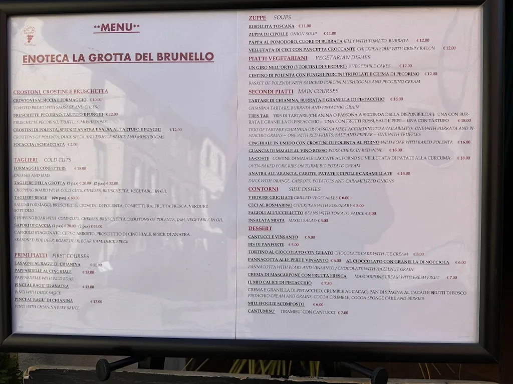 Menu_Enoteca Grotta del Brunello_Brunello_image_1