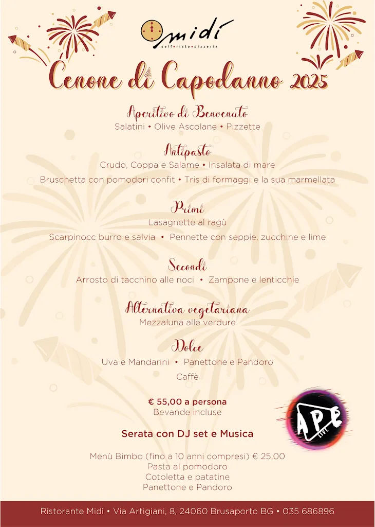 Menu_Ristorante Pizzeria Self Service Midi'_Brusaporto_image_1