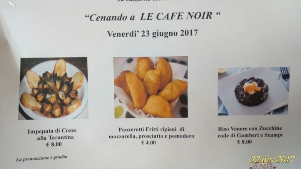 Menu_Le Cafe 'Noir By Dallavalle Paolo_Broni_image_2