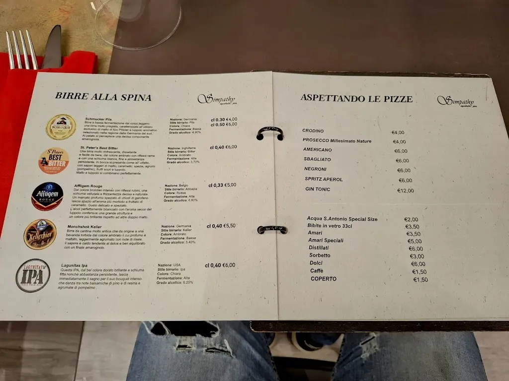Menu_Pizzeria Simpathy_Bulgorello_image_1